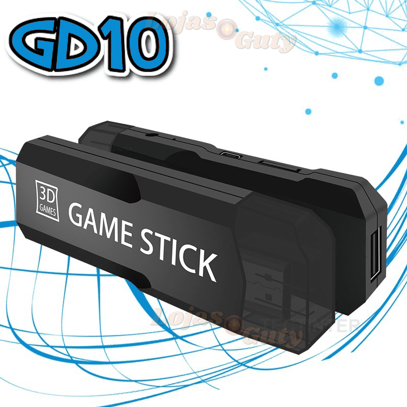 Game Stick Retro GD10 128GB 40 Mil Jogos 2 Controles Sem Fio
