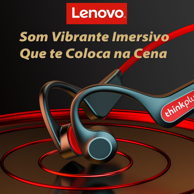 Fone de Ouvido Lenovo X3 Pro Por Condução Óssea