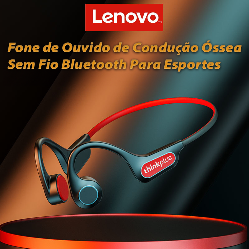 Fone de Ouvido Lenovo X3 Pro Por Condução Óssea
