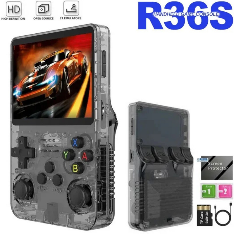 Mini Game Retro R36S 64GB 15 Mil Jogos