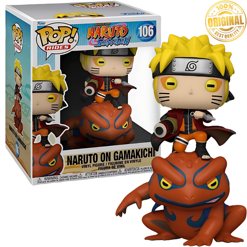 Funko POP! Naruto Shippuden Naruto On Gamakichi