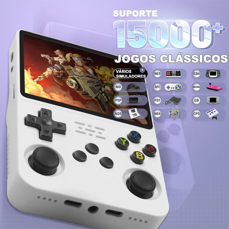 Mini Game Retro R36S 64GB 15 Mil Jogos