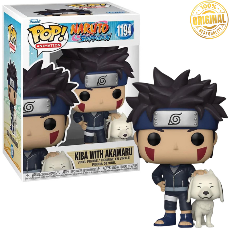 Funko POP! Naruto Shippuden Kiba With Akamaru