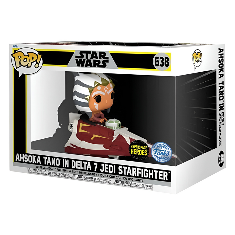 Funko POP! Star Wars Ahsoka Tano In Delta 7 Jedi Starfighter