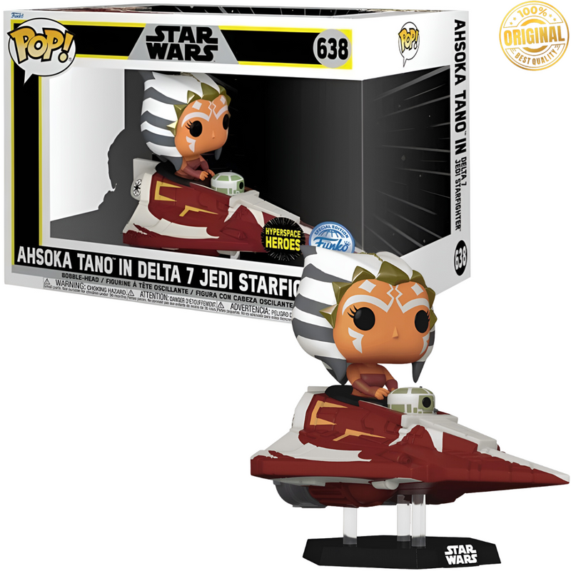 Funko POP! Star Wars Ahsoka Tano In Delta 7 Jedi Starfighter