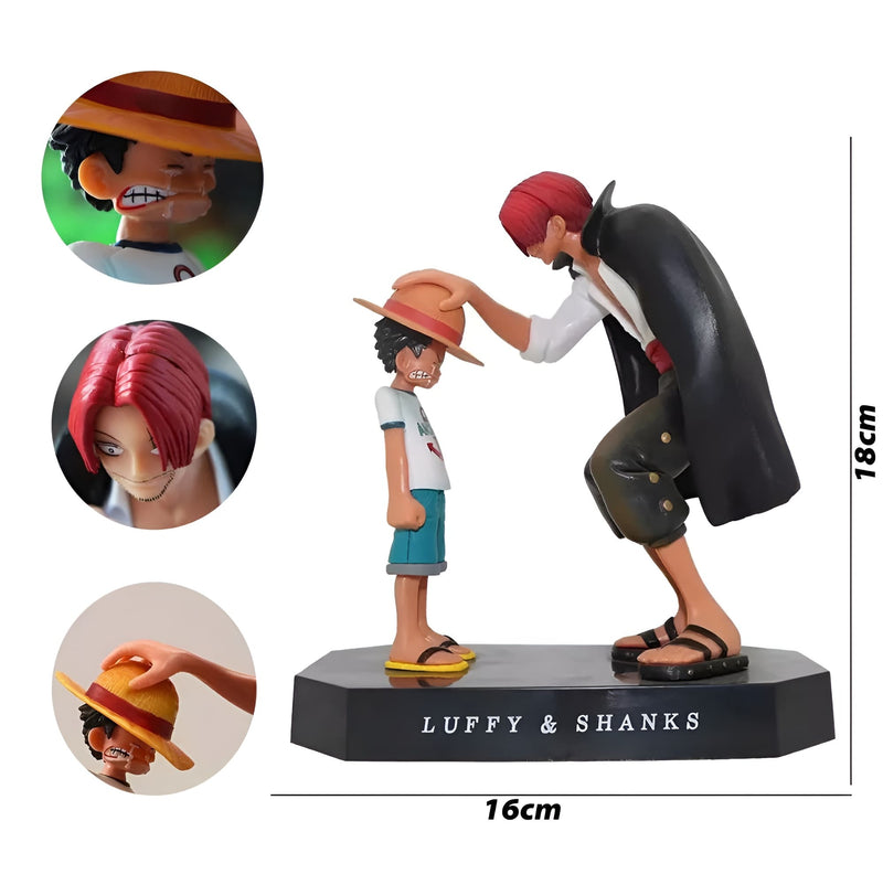 Action Figure Luffy & Shanks